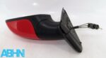 Seat Leon 1M1 1M Facelift (02-06) Left Side Manual Adjustable Door Mirror Red - Image 7