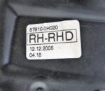 Toyota Aygo Citroen C1 107 Mk1 05-14 Right Side Manual Wing Mirror Grained Black - Image 8