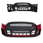 Mini F56 LCi2 John Cooper Works JCW Long Pack (2021-2023) Front Bumper Chili Red