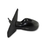 Renault Clio II MK2 (01 - 06) Left Side Manual Adjustable Door Mirror Met Black