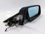 BMW 5-Series E60 E61 (03- 08) Right Side Electric Door Mirror 4-Wires Dark Blue - Image 2