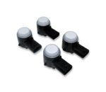 4x Vauxhall Astra K (15-19) Front Rear PDC Parking-Sensors+O-Ring White 13431131