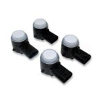 4x Vauxhall Astra K (15-19) Front Rear PDC Parking-Sensors+O-Ring White 13431131