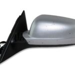 VW Passat B5 (1996-2003) Left Side Electric Heated Door Mirror Metallic Silver