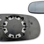 Saab 9-3 9-5 (2003-2009) Left Side Heated Door Wing Mirror Glass 12795601