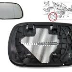 Fits Honda Accord MK8 2003-2008 Right Side Heated Door Mirror Glass 76203SEAE22