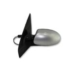 Ford Focus I MK1 (98-05) Left Side Manual Adjustable Door Mirror Metallic Silver