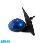 Toyota Aygo Citroen C1 107 Mk1 (05 - 14) Right Side Manual Wing Mirror Met Blue