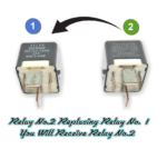 849-Suzuki & Subaru (98-14) 4-Pin (Replacement) Grey Relay Denso 156700-2960 12V