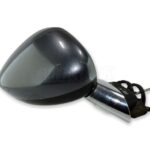 Citroen C3 Mk2 A51 09-16 Right Side Power Folding Wing Mirror Grey+Chrome 11-Wir