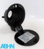 VW Polo 6R (09 - 17) Hatchback Fuel Flap Cover 6R0809857J 6R0809999E Deep Black - Image 4