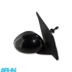 Toyota Aygo Citroen C1 107 Mk1 (05 - 14) Right Side Manual Wing Mirror Met Black
