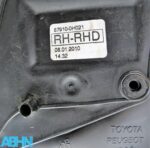 Toyota Aygo Citroen C1 107 Mk1 (05 - 14) Right Side Manual Wing Mirror Met Black - Image 8