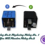 Renault Vauxhall 4-Blade Blue 40A (Replacement) Relay 252301716R V23134-B52-X520