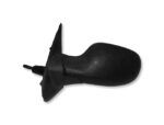Nissan Micra K12 MK3 (02-08) Left Side Manual Door Mirror Matte Black (Grained)