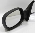 Nissan Micra K12 MK3 (02-08) Left Side Manual Door Mirror Matte Black (Grained) - Image 4