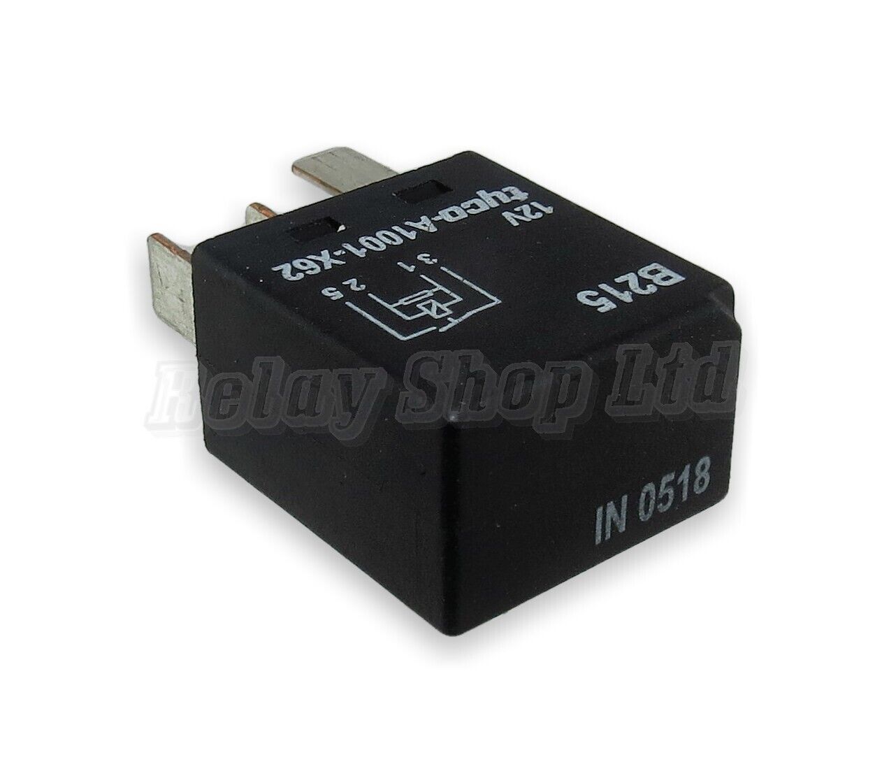 Mazda (1998-2007) 4-Pin Multi-Use Black Relay B215 12V Tyco V23074-A1801-X62 Main Image Mazda (1998-2007) 4-Pin Multi-Use Black Relay B215 12V Tyco V23074-A1801-X62 - Image 1