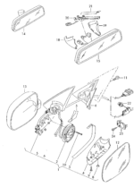 VW Passat B5 Sharan 7M Electric Adjustable Wing Mirror Motor Actuator 4A0959577 - Image 2