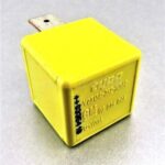 43-Vauxhall Opel Ignition Starter Glow Plug 4-Pin Yellow Relay 90226846 1238612