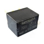 644-Honda (00-15) 4-Pin Power Black Micro Relay Mitsuba 7001-5516 12VDC 70015516