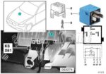 BMW 1 3 4 5 6 7 Series Z3 Z4 Z8 i3 4-Pin Sky-Blue Relay 61368364581 61366915327 - Image 2