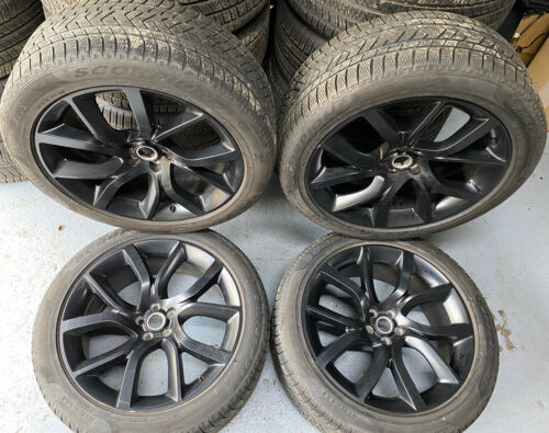 Land Rover Range Rover Velar SVR OEM Set 4x 265/45 21 inch Alloy Wheels Pirelli Main Image Land Rover Range Rover Velar SVR OEM Set 4x 265/45 21 inch Alloy Wheels Pirelli - Image 1