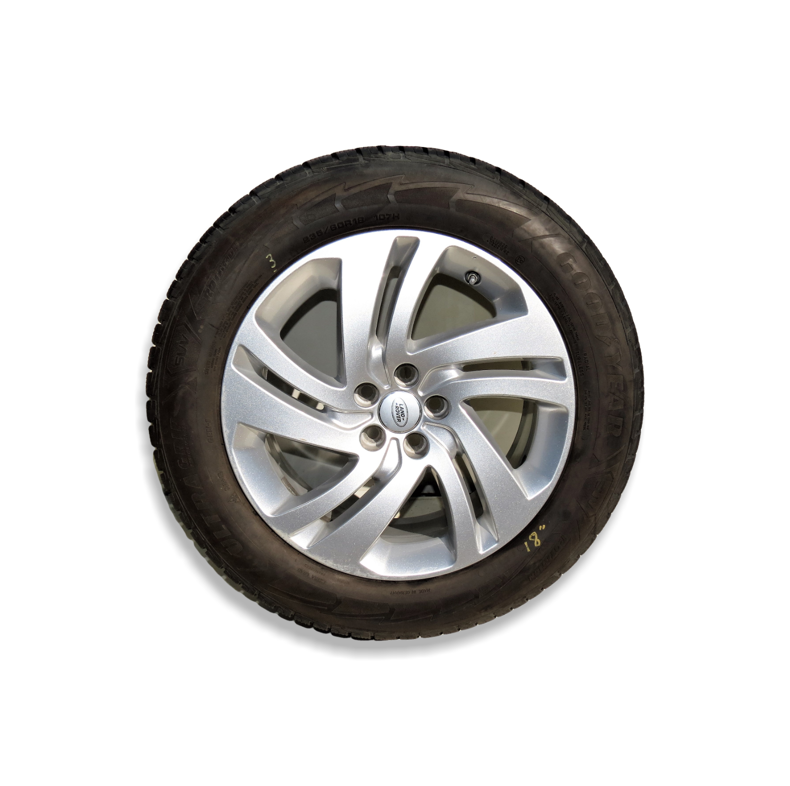 LR Range Rover Evoque L551 Alloy Wheel and Tyre 235/ 60 R18 K8D2-1007-CA 8.0J Main Image LR Range Rover Evoque L551 Alloy Wheel and Tyre 235/ 60 R18 K8D2-1007-CA 8.0J - Image 1