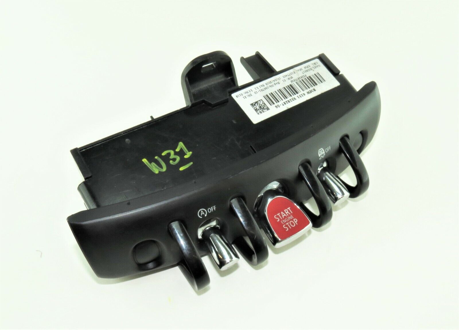 9328287 Mini Cooper One S Genuine Centre Dashboard Start and Stop Engine Switch Main Image 9328287 Mini Cooper One S Genuine Centre Dashboard Start and Stop Engine Switch - Image 1