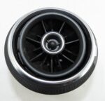 8V0820901 Audi A3 8V Genuine (1X) Dashboard Black & Silver Air Vent Trim - Image 5