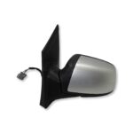 Ford Focus-II MK2 (05-07) Left Side Electric Heated Door Mirror Metallic Silver