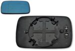 BMW 3 Series E46 (98-04) Right or Left Side Heated Tinted Blue Door Mirror Glass