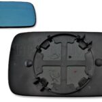 BMW 3 Series E46 (98-04) Right or Left Side Heated Tinted Blue Door Mirror Glass