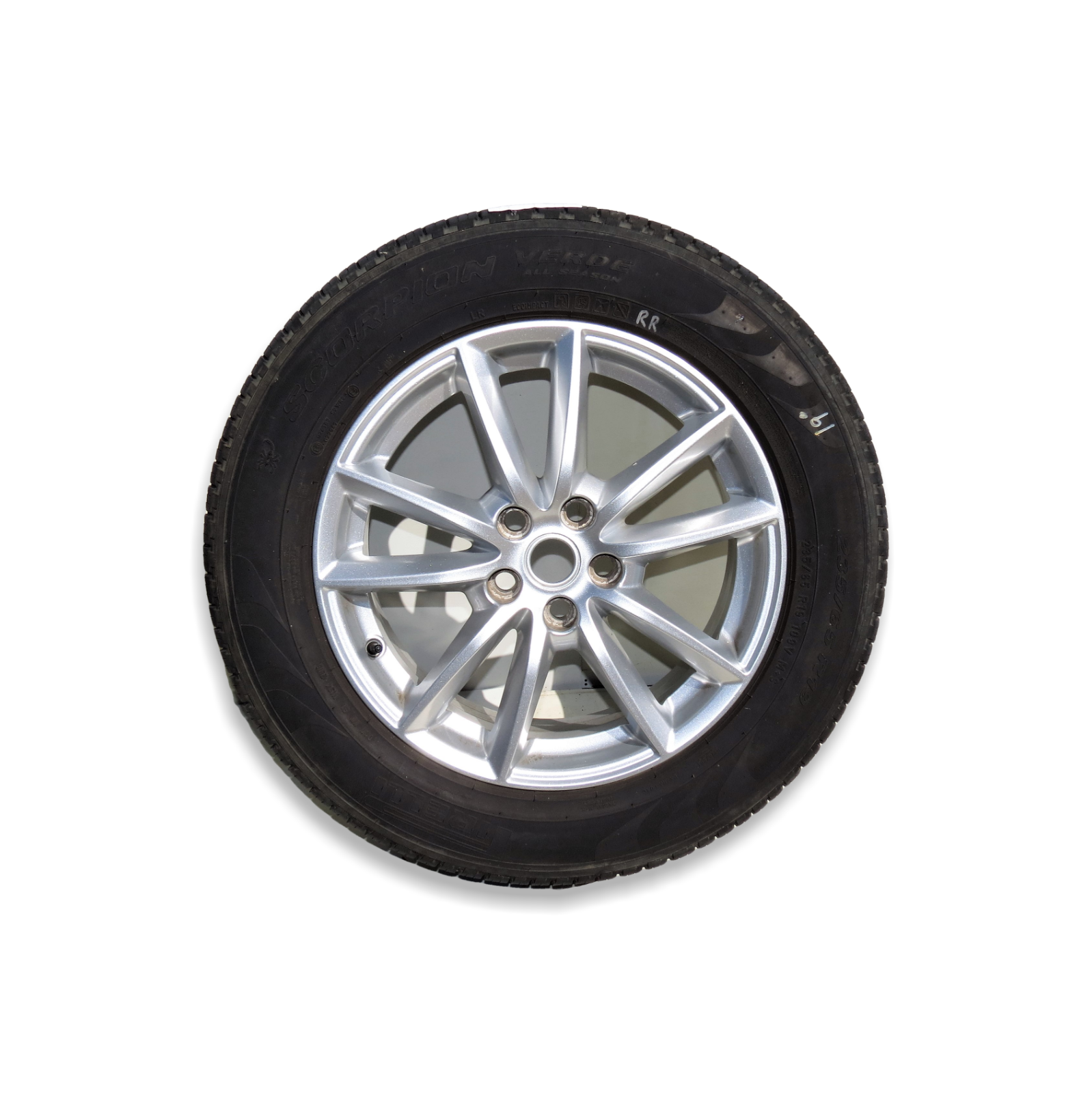 19" Range Rover Sport L494 Alloy Wheel and Tyre 235/65R19 CK52-1007-CA 7.5J 6mm Main Image 19" Range Rover Sport L494 Alloy Wheel and Tyre 235/65R19 CK52-1007-CA 7.5J 6mm - Image 1