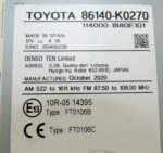 86140-K0270 Toyota Yaris Mk4 Genuine Multifunctional Infotainment Screen Display - Image 11