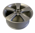 New LR091536 Range Rover Velar 19" X 8.5 - 5 Spoke Style 5046 Silver Alloy Wheel