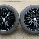 4x Set Range Rover Sport L494 275/45/ 21 inch 5-Spoke Slit Alloy Wheels Black