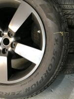 W46 Land Rover Defender 1x 255/60 R20 Inch Alloy Wheel Pirelli Scorpion Zero A/S - Image 5