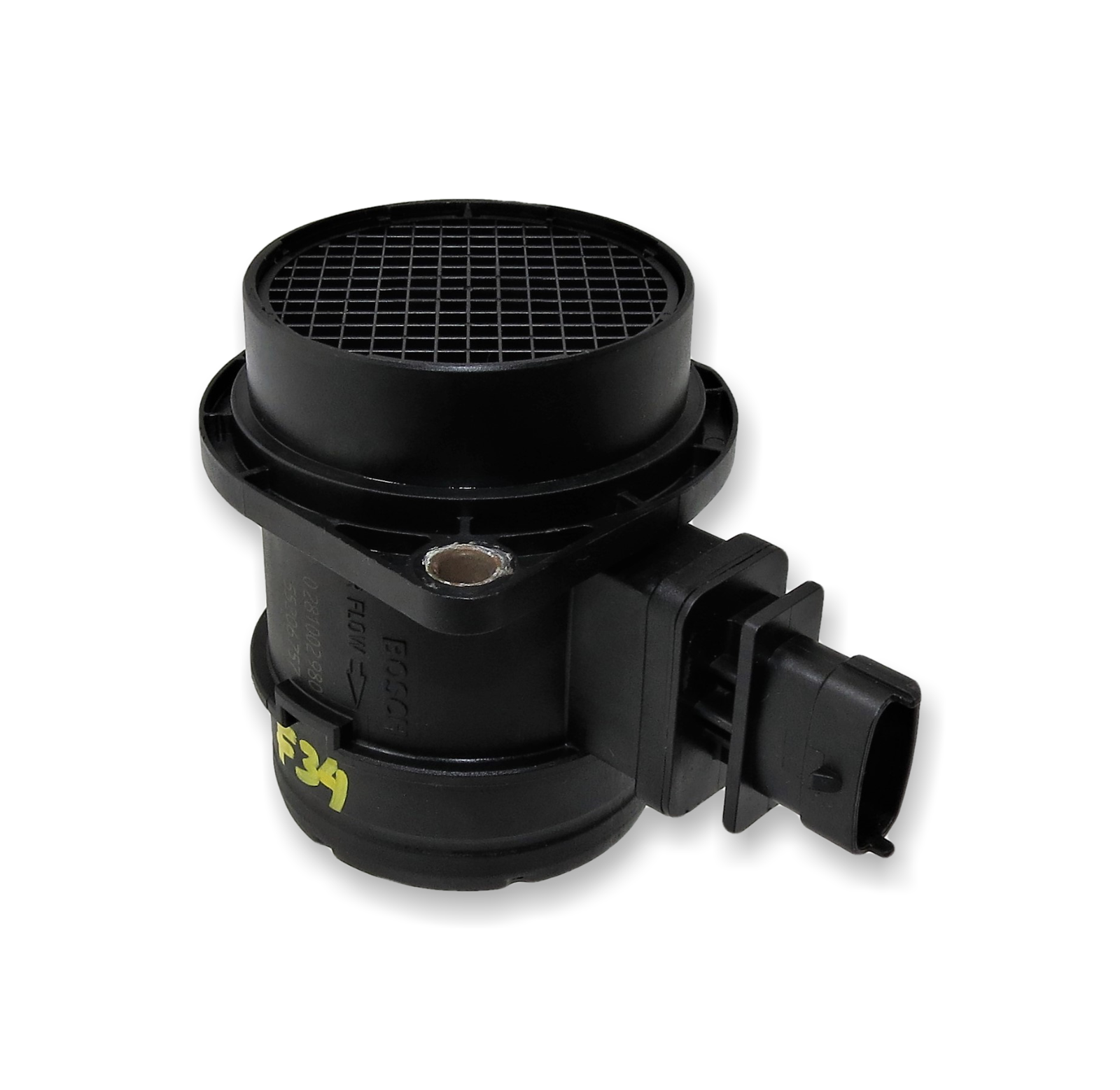 55206757 Fiat Punto Genuine Bosch Mass Air Flow Meter Sensor + Housing Main Image 55206757 Fiat Punto Genuine Bosch Mass Air Flow Meter Sensor + Housing - Image 1