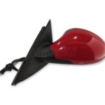 Seat Ibiza Mk4 Type 6L (02-08) Left Side Manual Door Mirror 6L2857501 Solid Red