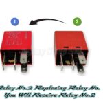 Fiat Alfa Lancia 4Pin Red (Replacement) Relay 34F231002 Omron 1/11299/85 12V 30A