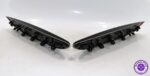 Genuine Jaguar XE X760 Set of Right+Left Wing Fender Vent Grill Trim Gloss Black - Image 2