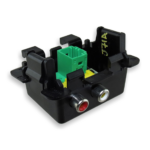 9659681580 Citroen Peugeot Genuine Red & White Jack Audio Input Socket