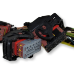 9664055780 Citroen Peugeot Genuine (3x Set) BSM ECU Fuse Box Socket Connection